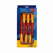 SCREWDRIVER SET 6 PIECE 1000V VDE KNIPEX   	002012V01