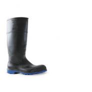 BATA GUMBOOTS LONG SAFETY BLK/BLUE SIZE 7