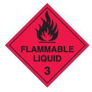 BRADY SIGN METAL FLAM LIQUID 3 METAL   836004