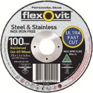 Disc C/O Inox 100 x 1.6 x 16 Flexovit 15102016