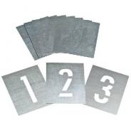 DYMARK ZINC STENCIL SET FIGURE 0-9  50MM 13800150