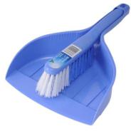 SABCO DUSTPAN & BANNISTER BRUSH SET GREEN  SAB230221