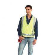 VEST SAFETY FLURO LIM SLVR REF TRIM SV2510M