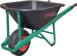 WHEELBARROW CONTRACTORS POLY TRAY PNEUMATIC WHEEL HD W800P-HSGWAS